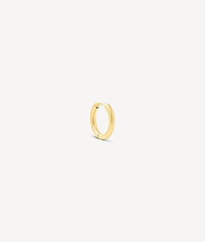Boucle d'oreille créole dorée PARKER G L - YParis