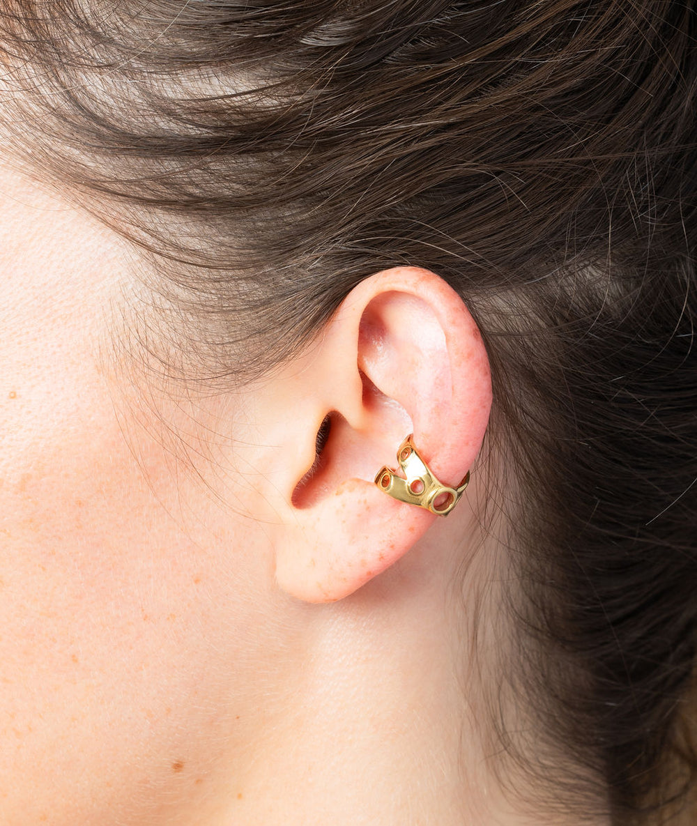 Ear cuff harnais doré Harny G