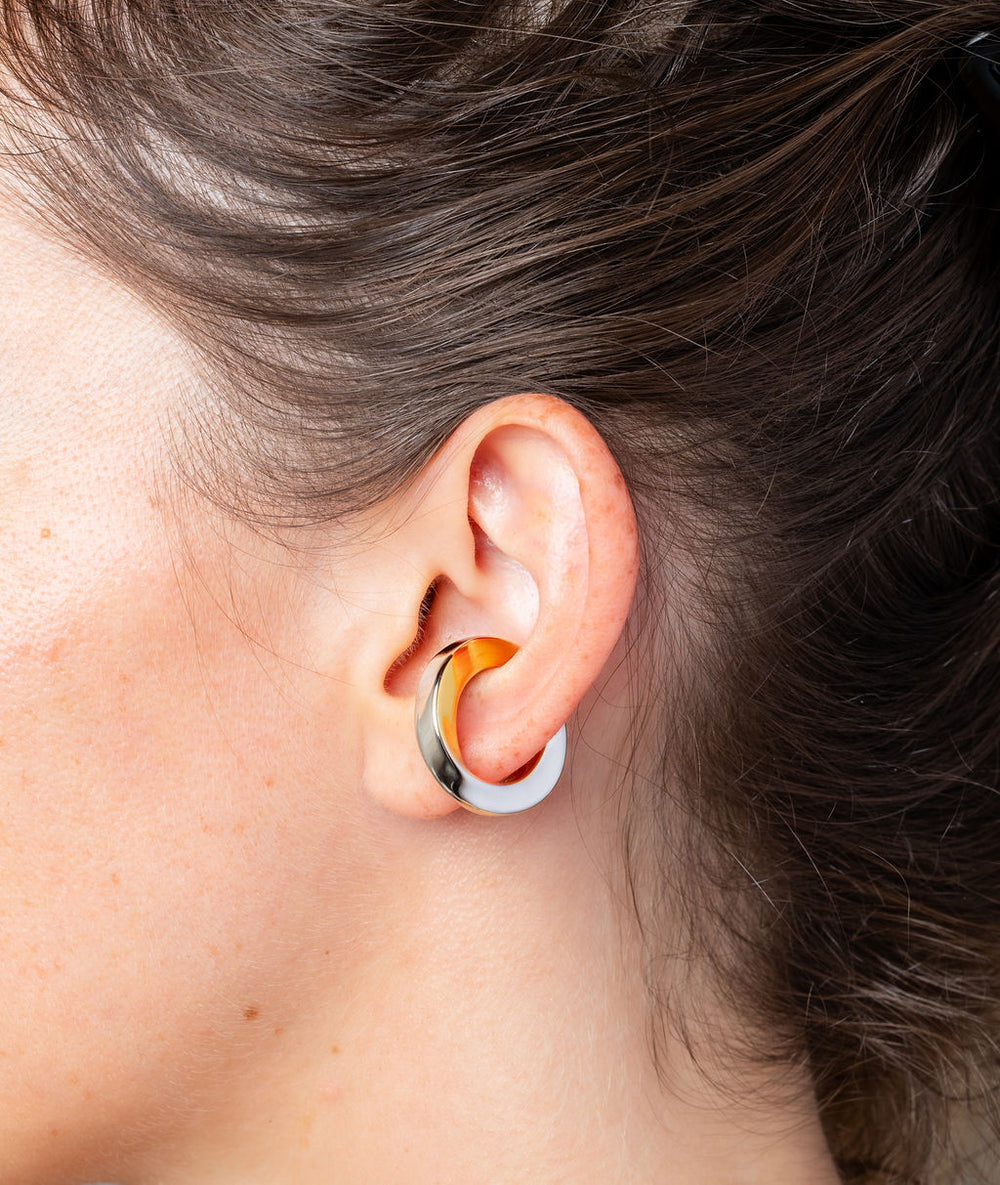 Ear cuff torsadé bicolore Honor Bi