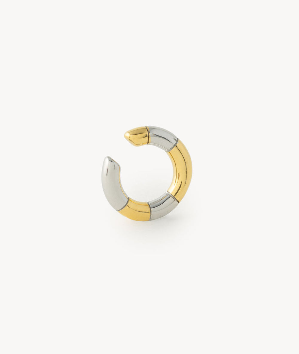 Ear cuff rond bicolore Jona Bi