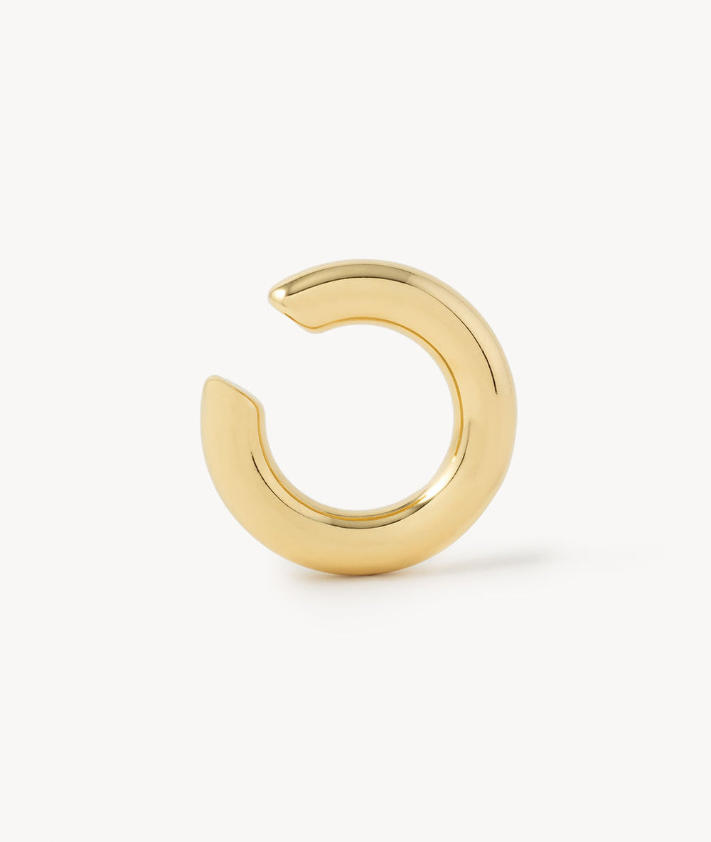 Little Bowie G round gold ear cuff