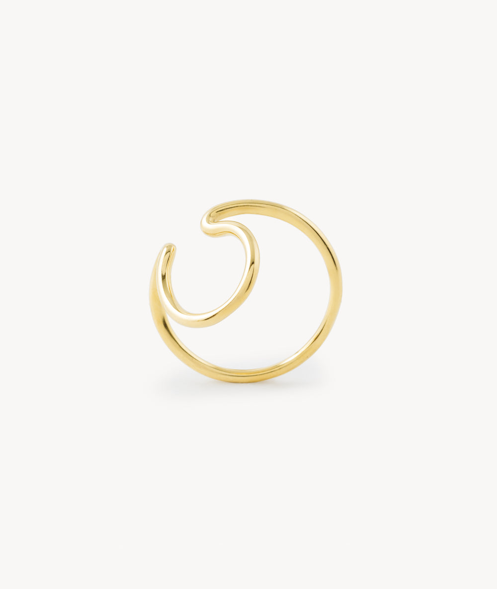 Lou G double gold ear cuff
