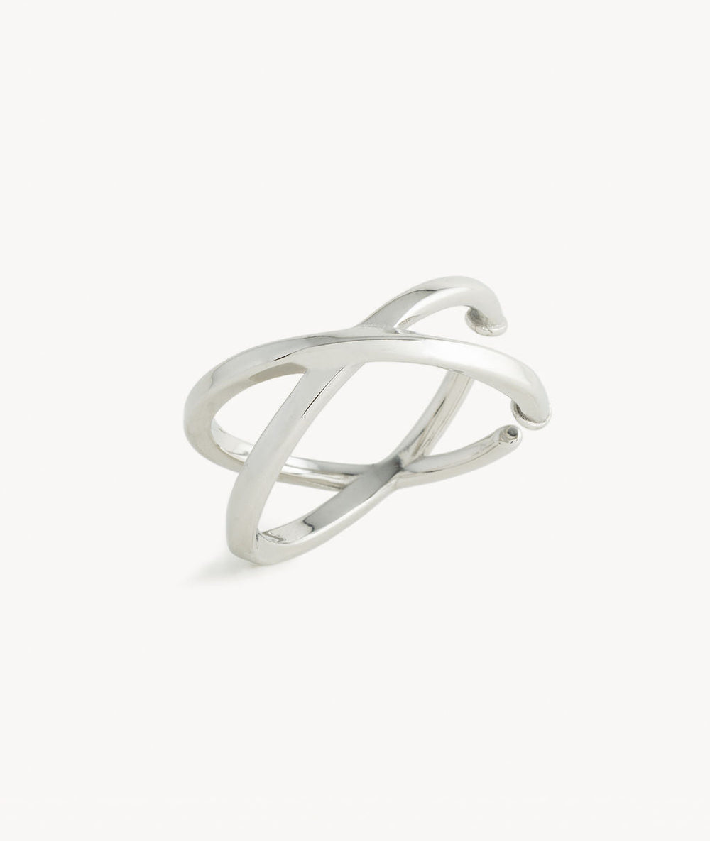 Ear cuff argenté Marlo S