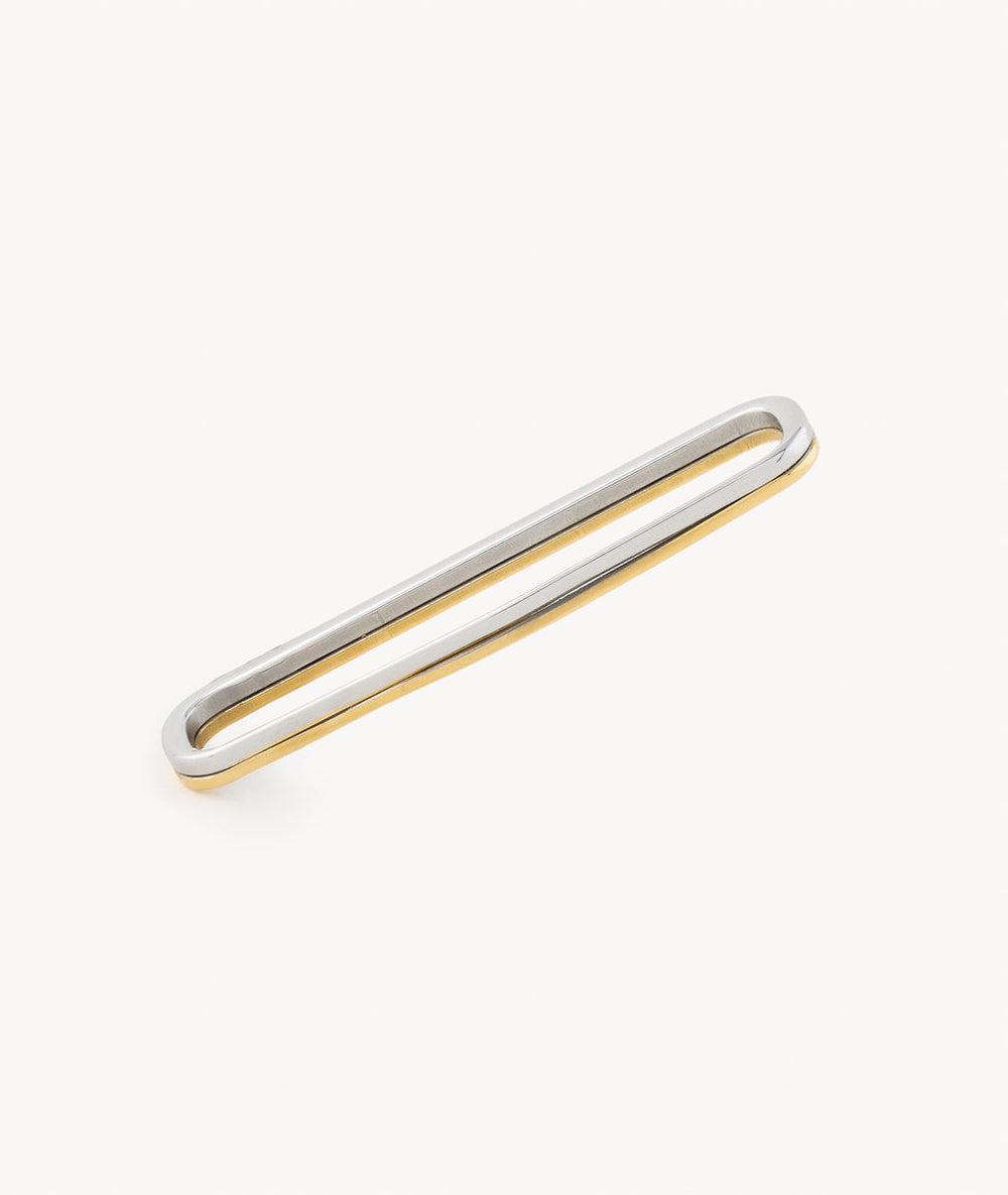 Ear cuff barre style industriel bicolore Nash Bi