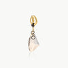 Boucle d'oreille bicolore pendante cristal chandelier Dione GB