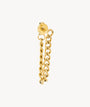 Boucle d'oreille chaîne pendante dorée Skyler G