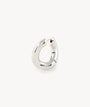 Avery S silver hoop earring