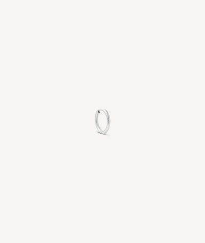 Boucle d'oreille créole argentée PARKER S S - YParis