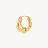 Missie G gold ball hoop earring