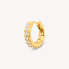 Silver creole earring, Willie S