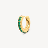 Silver creole earring, Willie S