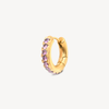 Silver creole earring, Willie S