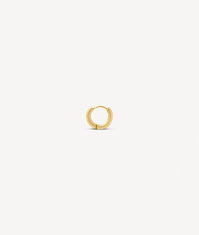Boucle d'oreille créole dorée PARKER G S - YParis