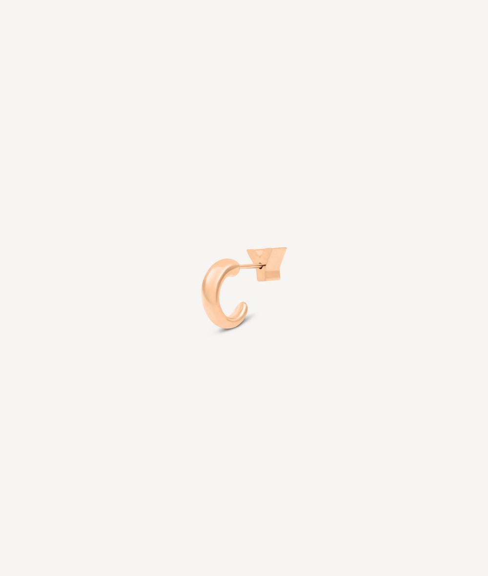 DAN RG rose gold hoop earring