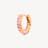 Silver creole earring, Willie S