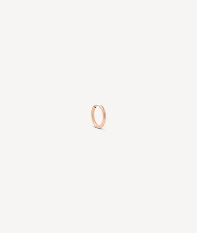 Boucle d'oreille créole or rose PARKER RG S - YParis