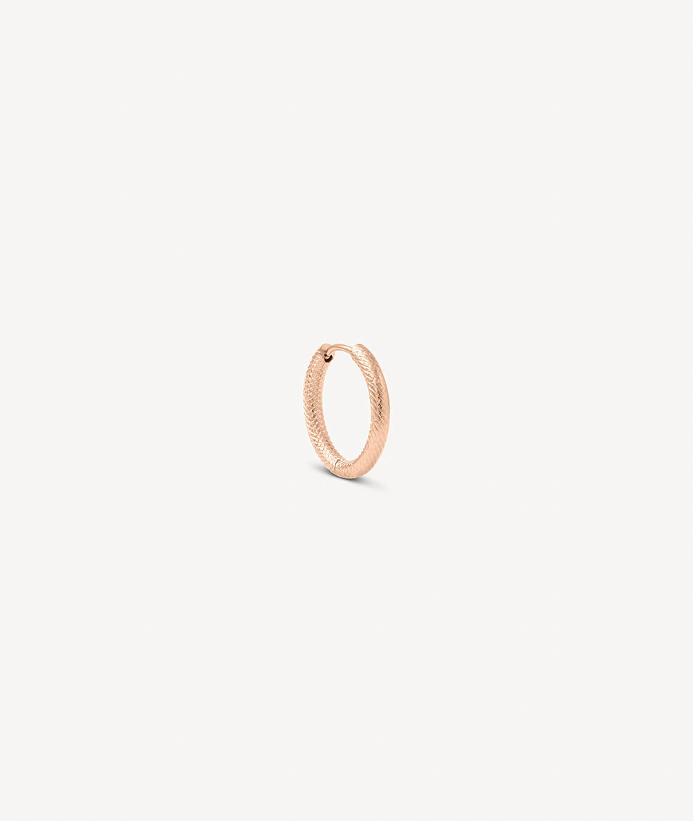 PARKER RG XL Rose Gold Hoop Earrings