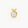 Carter G gold twist earring