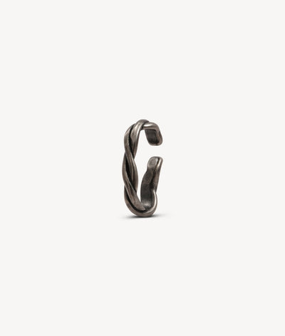 Silver vintage-style ear cuff TIMBER VS - YParis