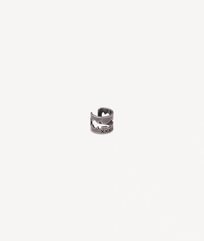 Ear cuff argenté en forme de lame effet vintage SANJI VS - YParis