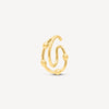 Rounded gold ear cuff with SUGAR G balls