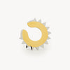 Ear cuff Bicolore flat spade, Xen Bi