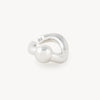Ear cuff boule argenté Curl S