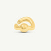 Ear cuff boule doré Curl G
