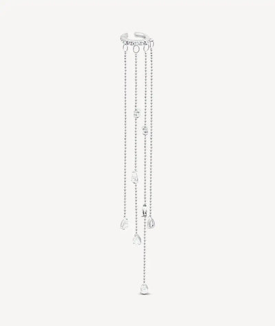 Honorito S silver twisted ear cuff - YParis