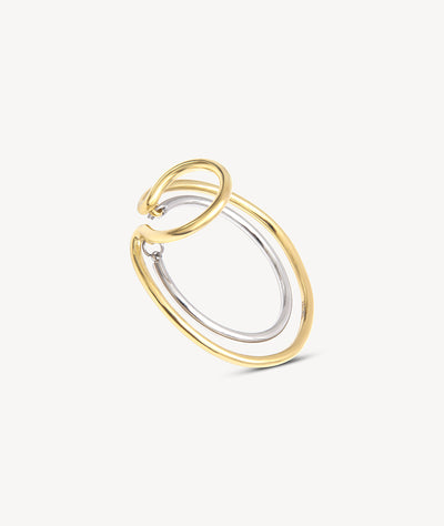 Ear cuff créole triple bicolore Lily BI - YParis