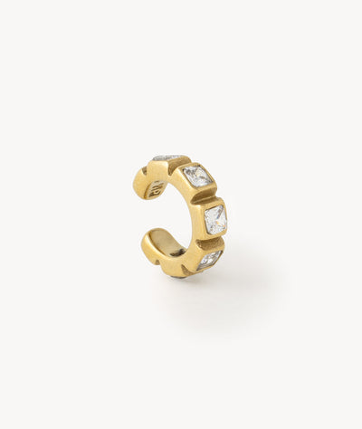 Ear cuff doré et zirconiums Loki G - YParis
