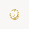 Maris G double gold and zirconium ear cuff