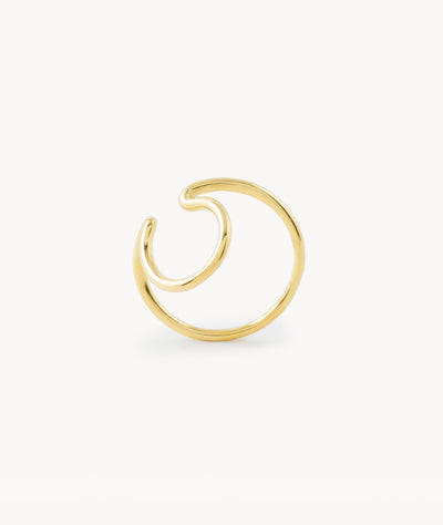 Ear cuff double doré Lou G - YParis