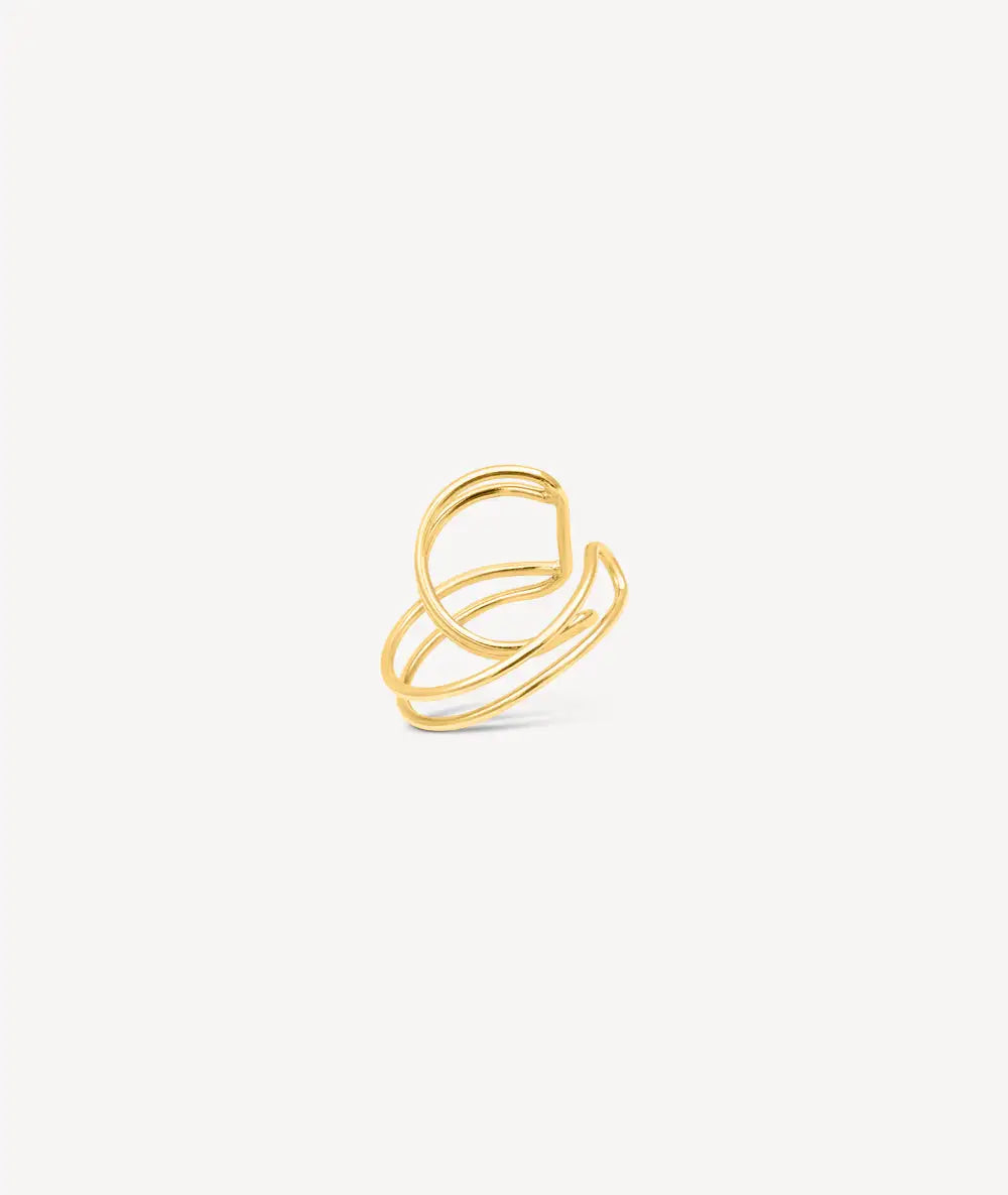 Ear cuff double doré VENUS G