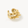 Ear cuff double piques doré Pike Double G