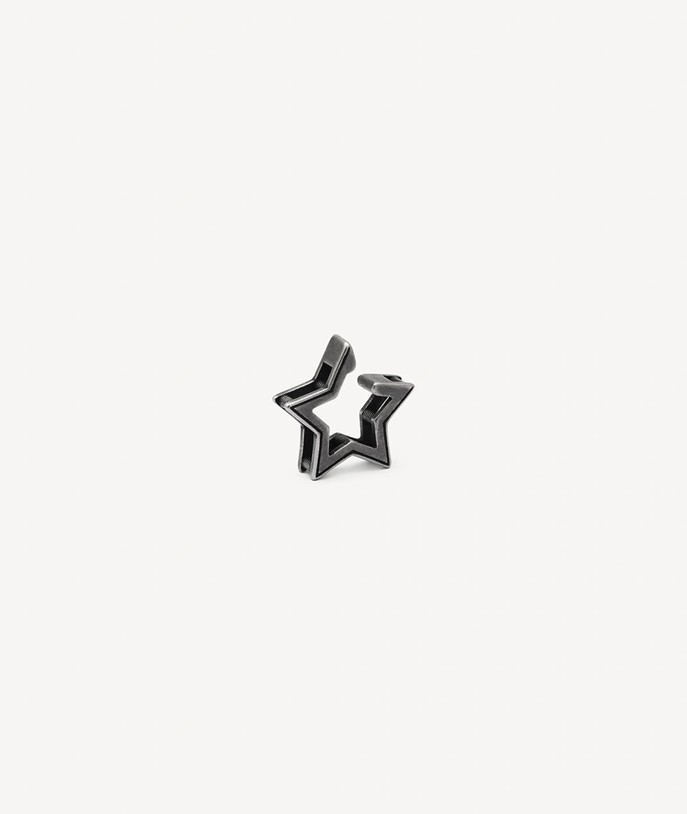 Ear cuff étoile argenté effet vintage RAI VS