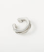 Silver geometric ear cuff Bolty S