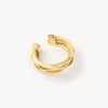 Ear cuff forme géométrique doré Bolty G
