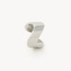 Ear cuff wavy silver, Wavy S