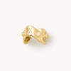 Wavy ear cuff, gold studded , Wavy Glory G