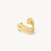 Ear cuff ondulé doré Wavy double  G