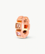 Ear cuff or rose et zirconiums multicolores Dibba L RG