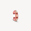 Ear cuff orange zircons jaunes Dibba S O