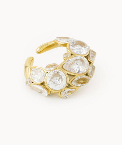 Ear cuff pierres doré Orion G - YParis