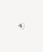 Round silver ear cuff with freshwater pearls, flower pattern, POPPY S