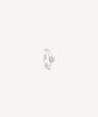 Ear cuff rond argenté avec zircons STELLA S