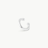 Ear cuff rond argenté Bully S