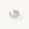 Ear cuff rond argenté Dany S
