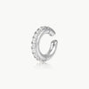 Kim G round gold and zircon ear cuff