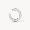 Ear cuff rond argenté Little Bowie S